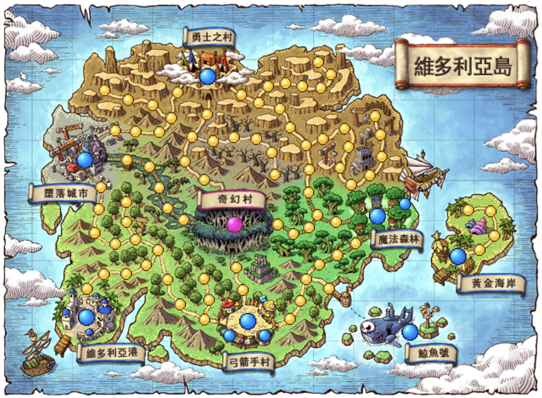 維多利亞島地產版圖